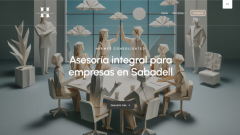 Diseño web para Hermes Consolidated