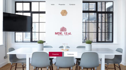 Diseño web para MDE 12 SL