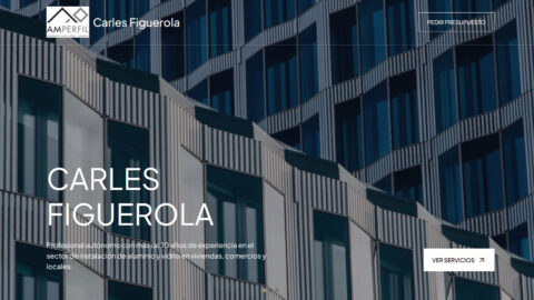Diseño web para Carles Figuerola