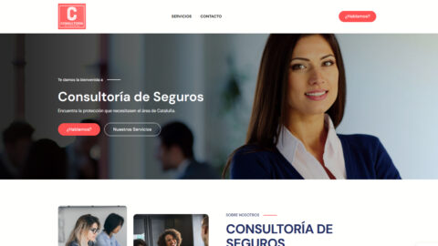 Diseño web para Consultoría de Seguros