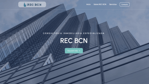 Diseño web para REC BCN Diseño web para REC BCN