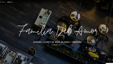 Diseño web para Familia del Amor