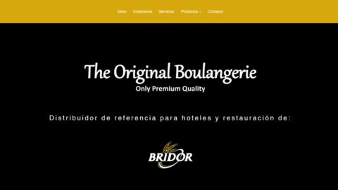 Réplica web The Original Boulangerie