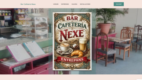 Diseño web para NEXE Diseño web para NEXE