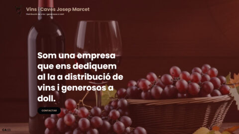 Web Vins i Caves Josep Marcet